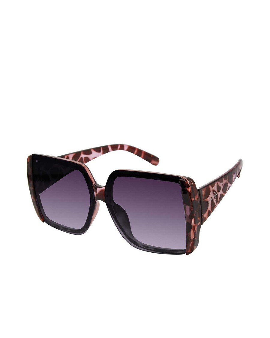 Jessica Simpson Oversized Glamorous Square Sunglasses in Tortoise