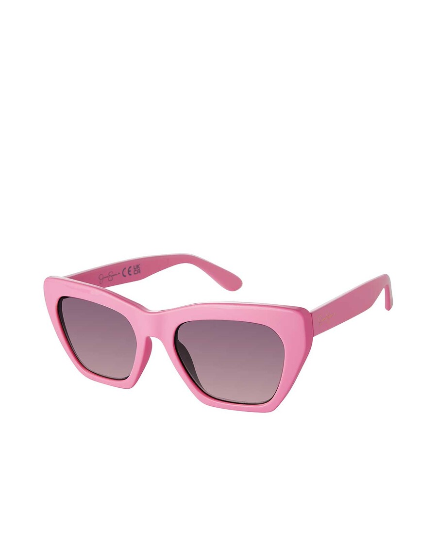 Jessica Simpson Vintage Cat Eye Sunglasses in Pink