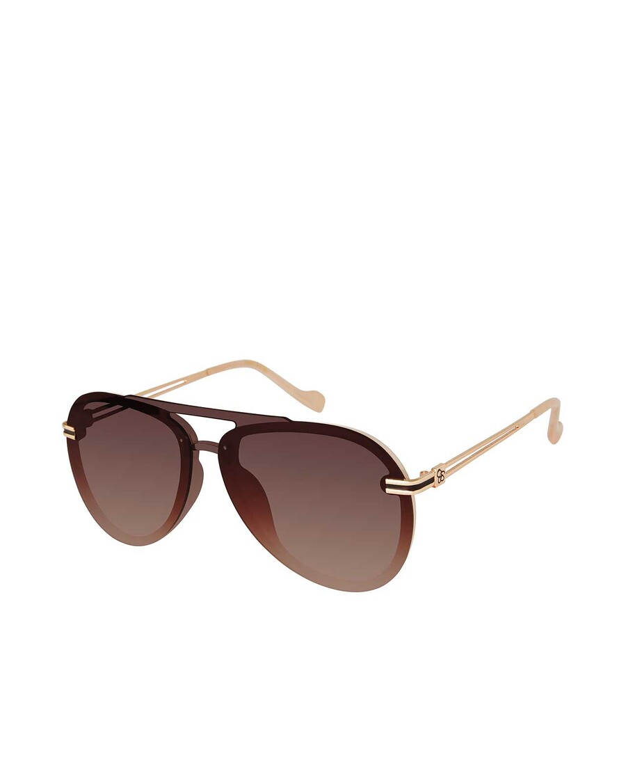 Jessica Simpson Metal Aviator Solbriller I Nude