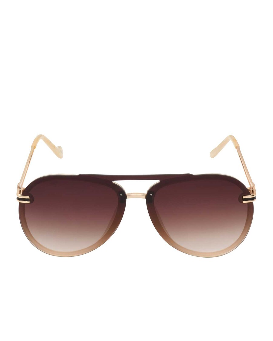 Jessica Simpson Metal Aviator Solbriller I Nude