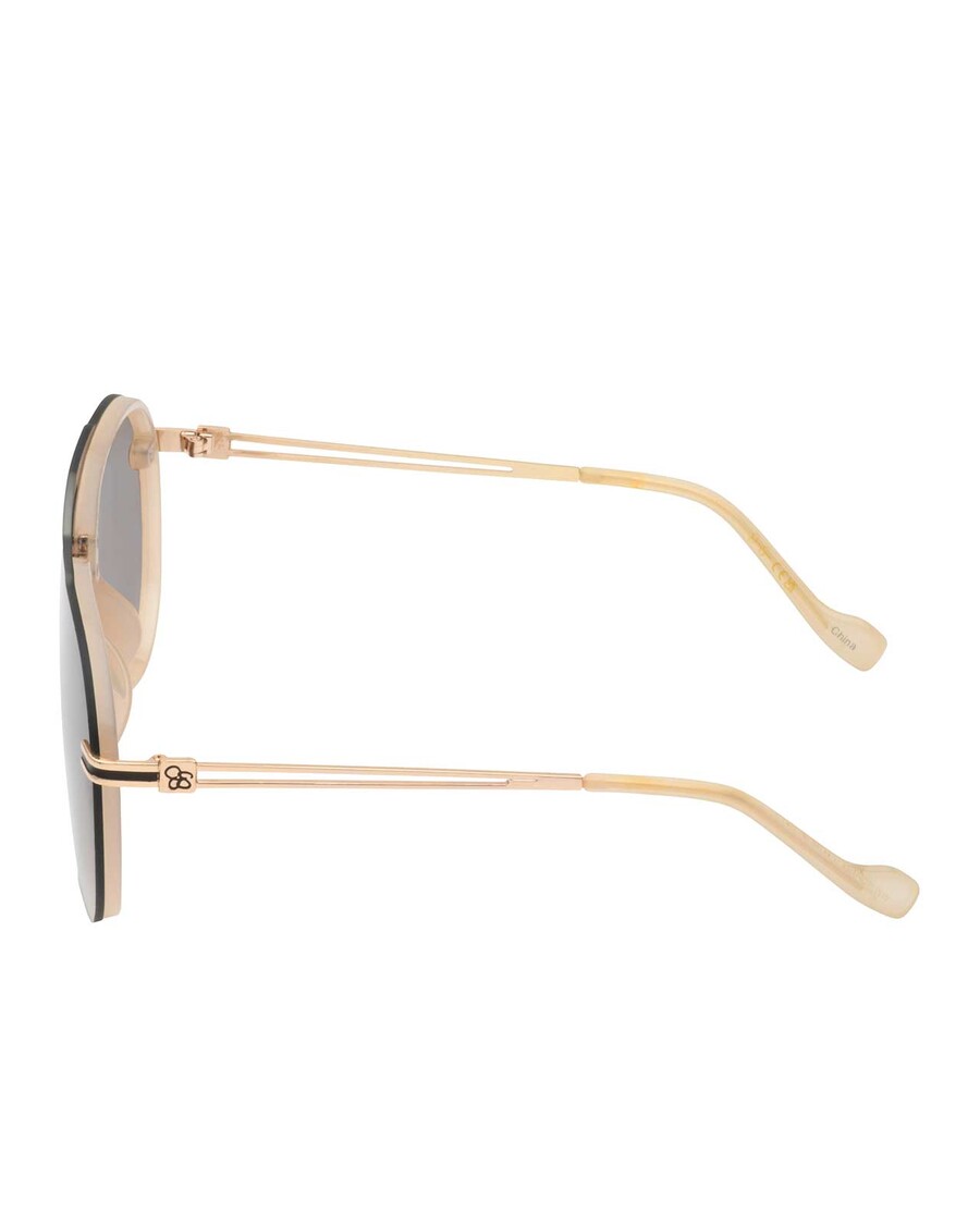 Jessica Simpson Metal Aviator Solbriller I Nude