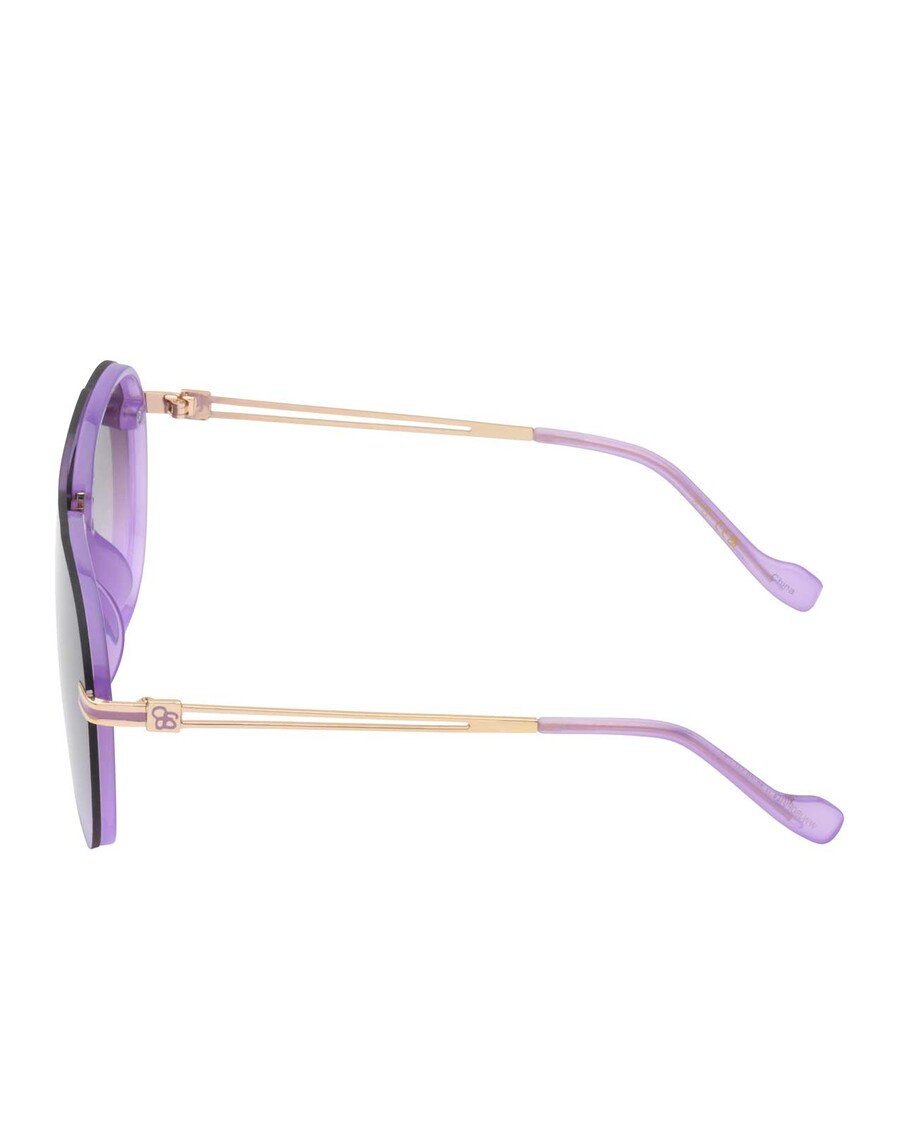 Jessica Simpson метални авиаторски слънчеви очила в светло лилаво