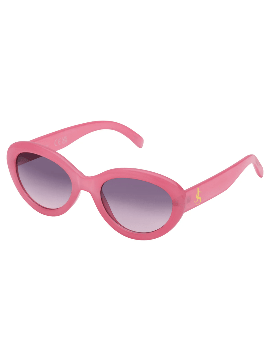 Jessica Simpson Round Cat Eye Sunglasses in Pink