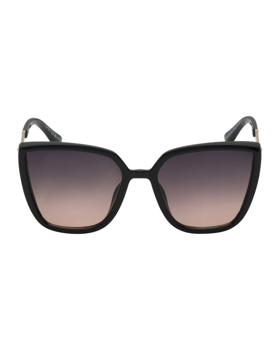 Gafas De Sol Estilo Ojo De Gato Con Patillas De Metal En Negro De Jessica Simpson