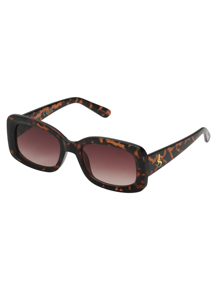 Jessica Simpson Retro Sunglasses in Tortoise