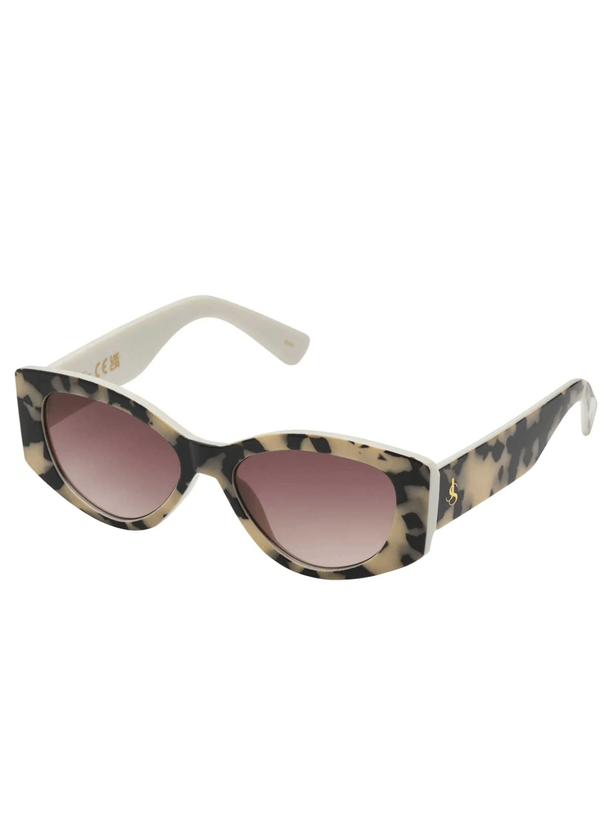 Jessica Simpson Slim Cat Eye Sunglasses in Animal Print