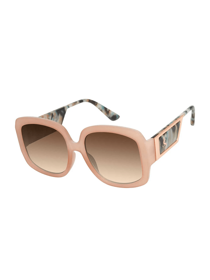 Jessica Simpson Chic Oversize Square Sunglasses in Tan & Tortoise