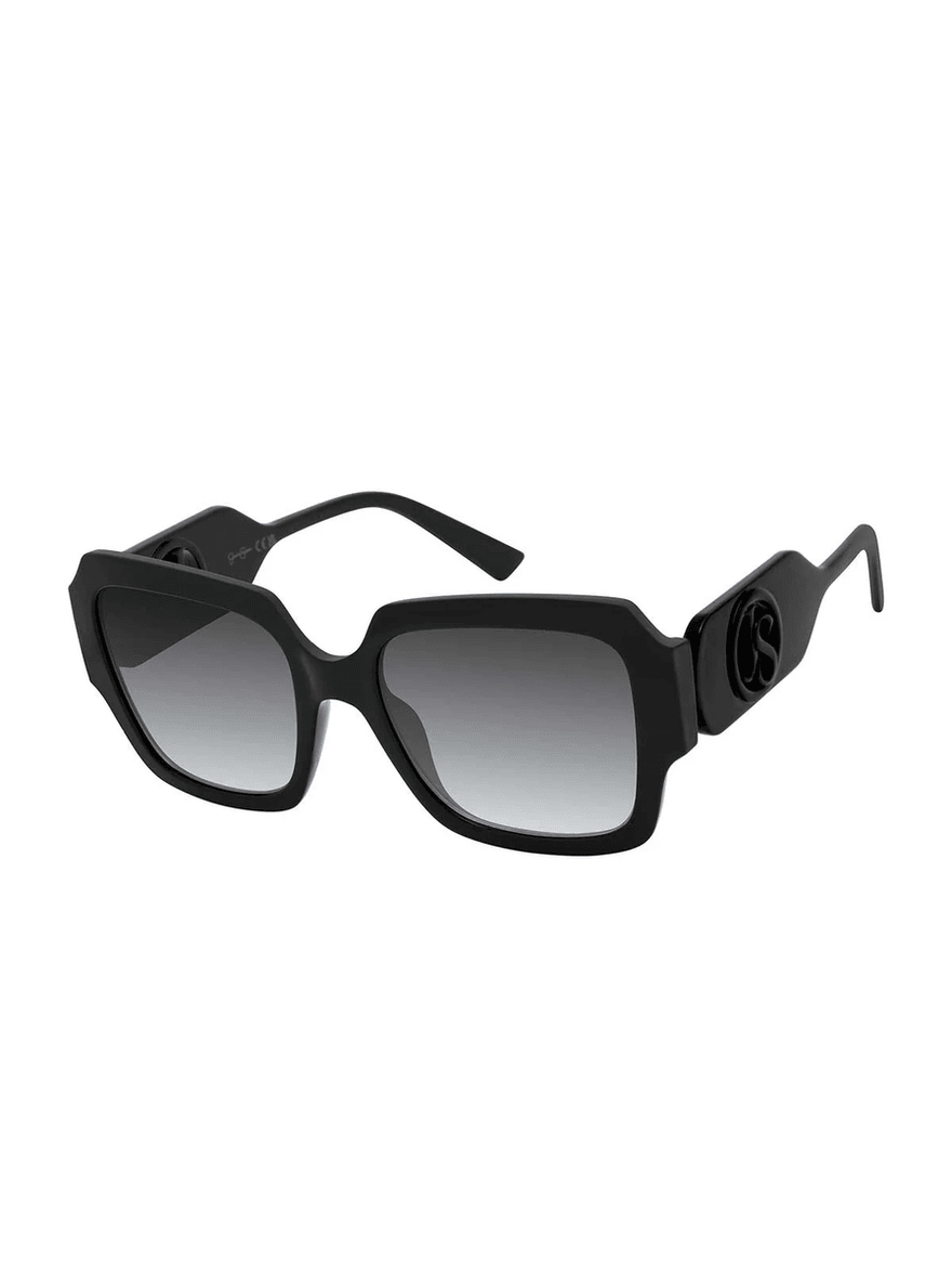 Jessica Simpson Statement Square Sunglasses in Black