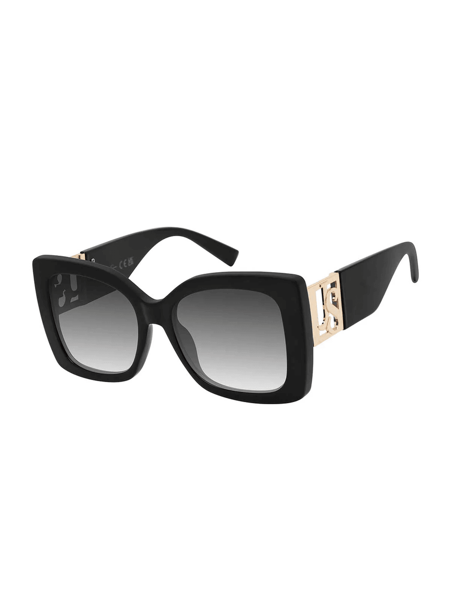 Jessica Simpson Luxe Oversized Square Sunglasses in Black