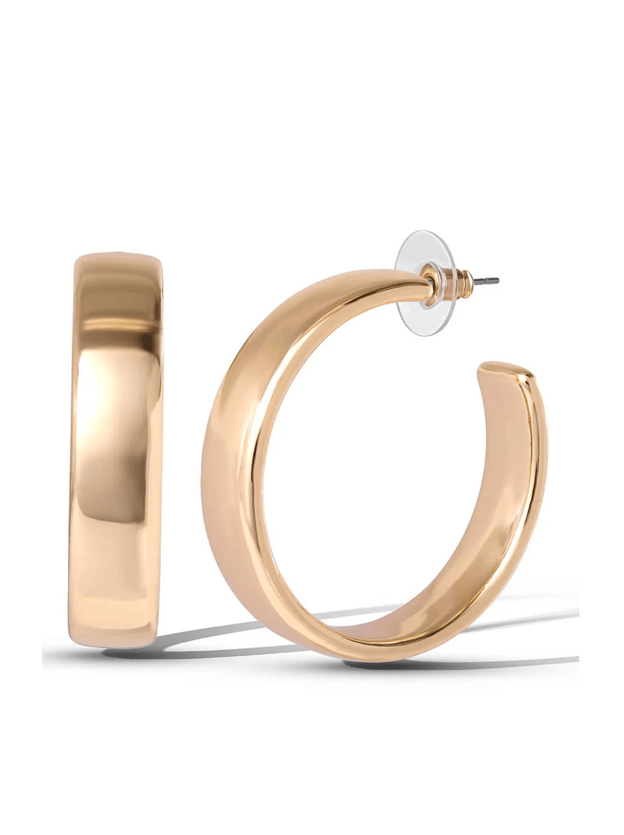 Jessica Simpson Gold Hoop Earrings