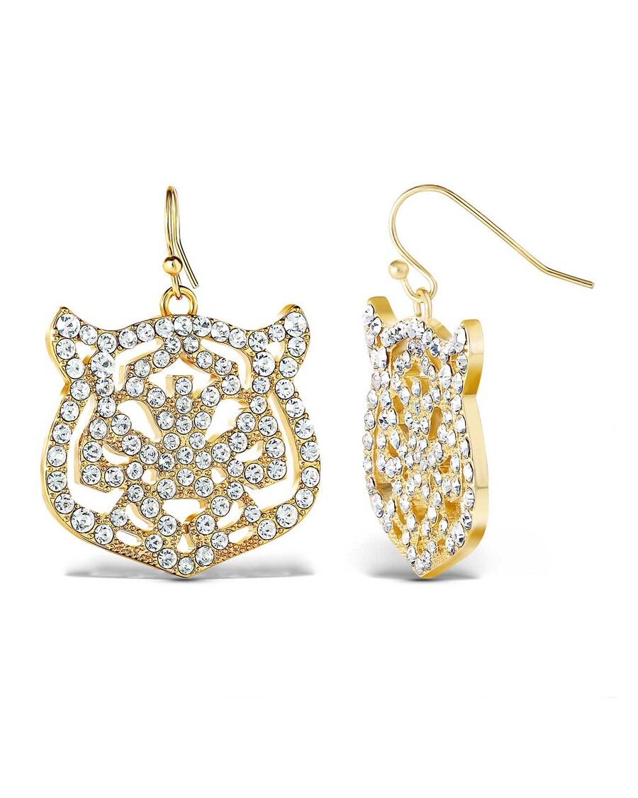 Jessica Simpson Tiger Drop Earrings