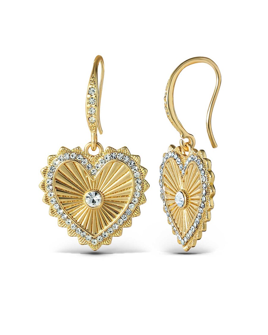 Jessica Simpson Heart Drop Earrings