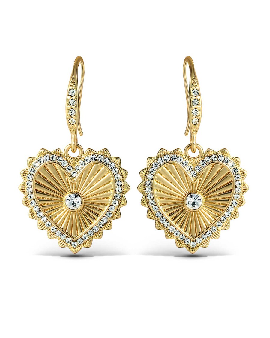Jessica Simpson Heart Drop Earrings