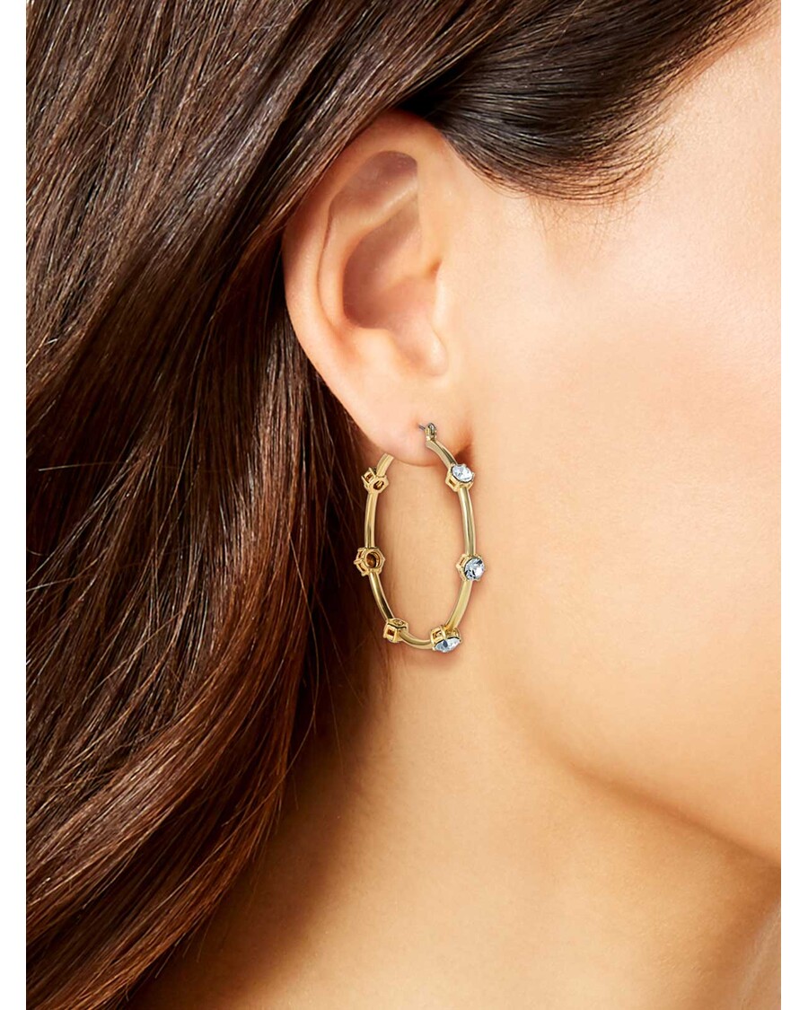 Jessica Simpson Dideli Krištolo Auskarai