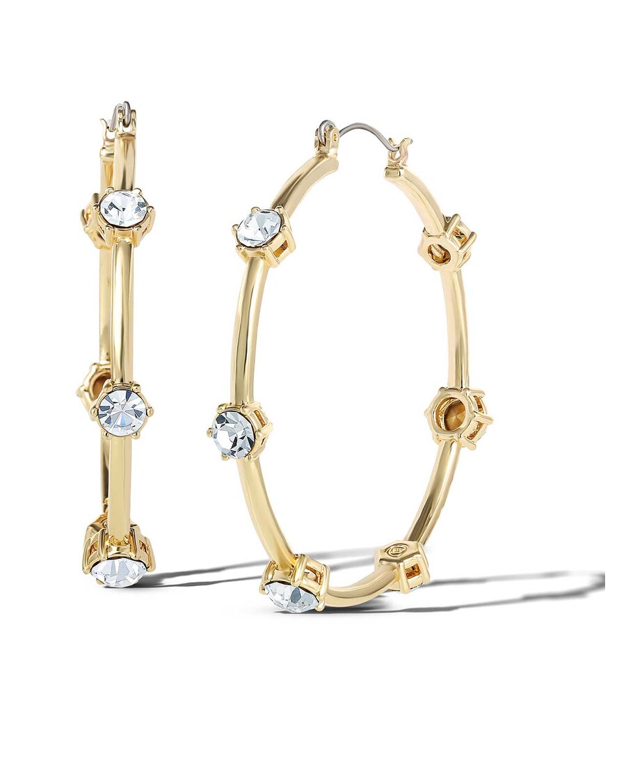 Jessica Simpson Dideli Krištolo Auskarai