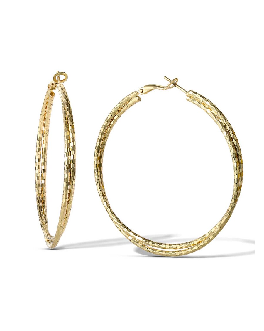 گوشواره دو حلقه ای جسیکا سیمپسون