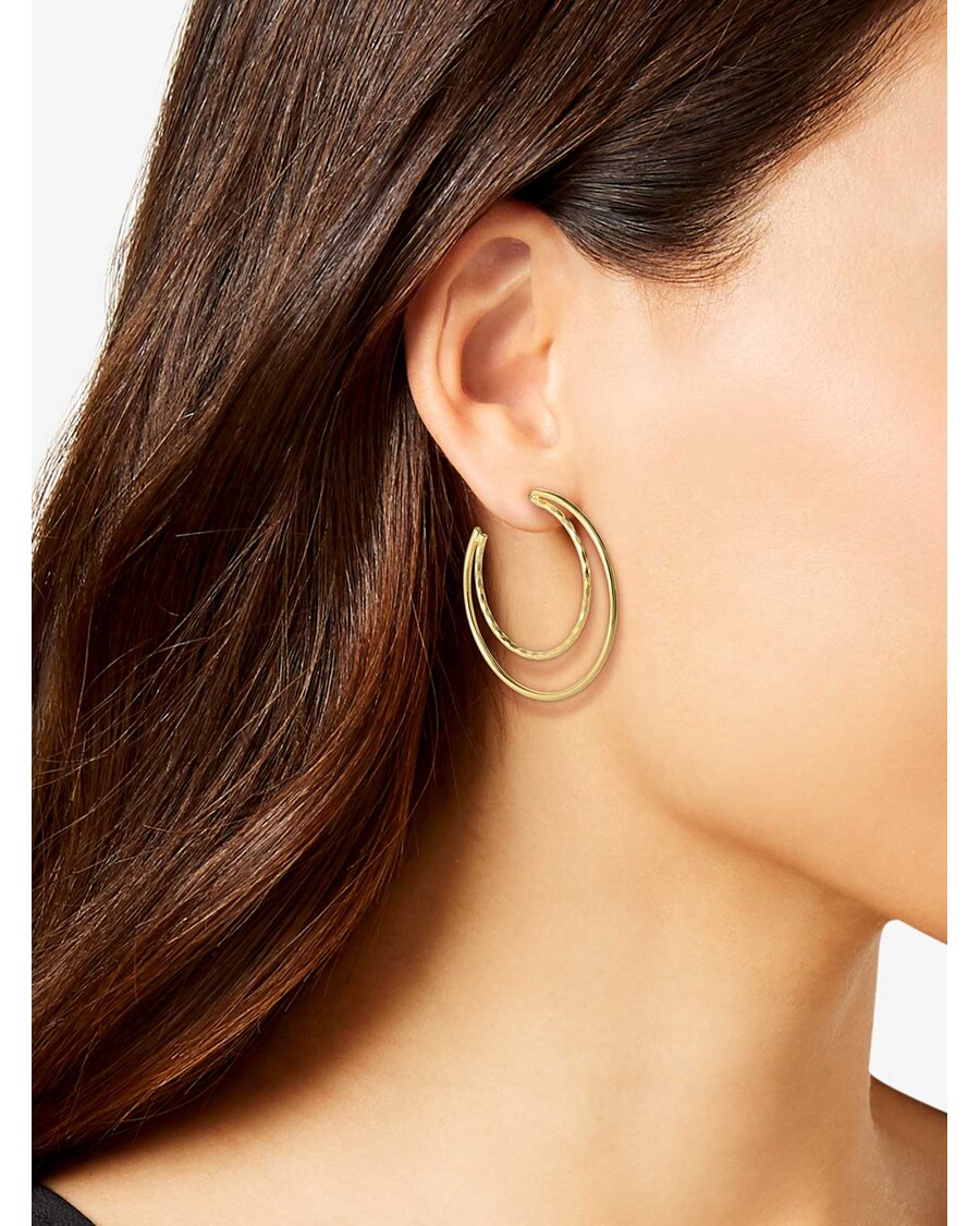 Jessica Simpson Double Hoop Earrings