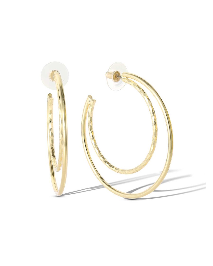 Jessica Simpson Double Hoop Earrings