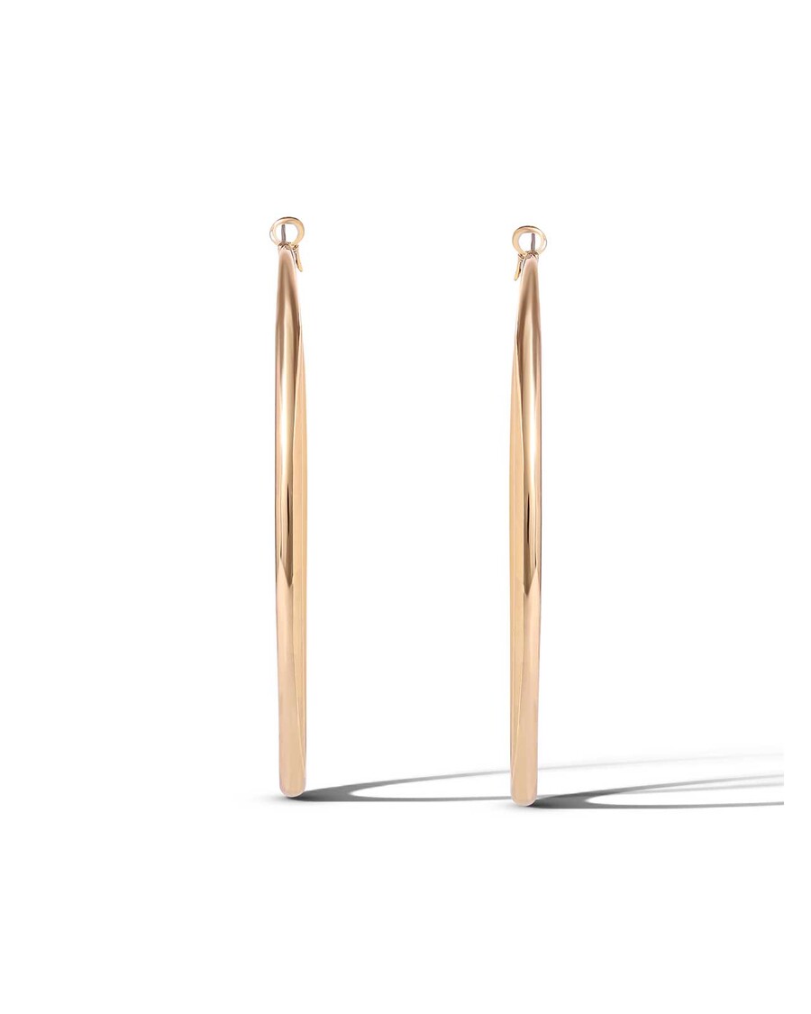 Jessica Simpson Large 4.4" Hoop Earrings