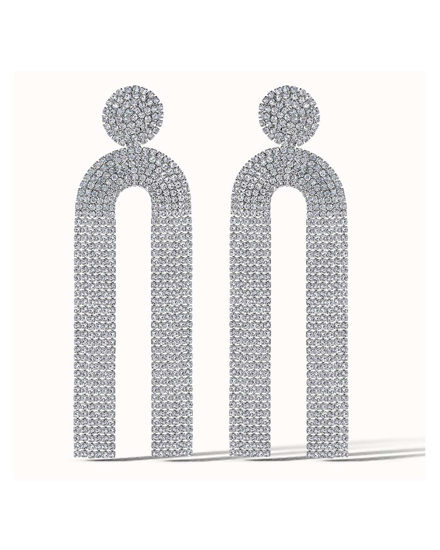 Náušnice Jessica Simpson Pave Střapec