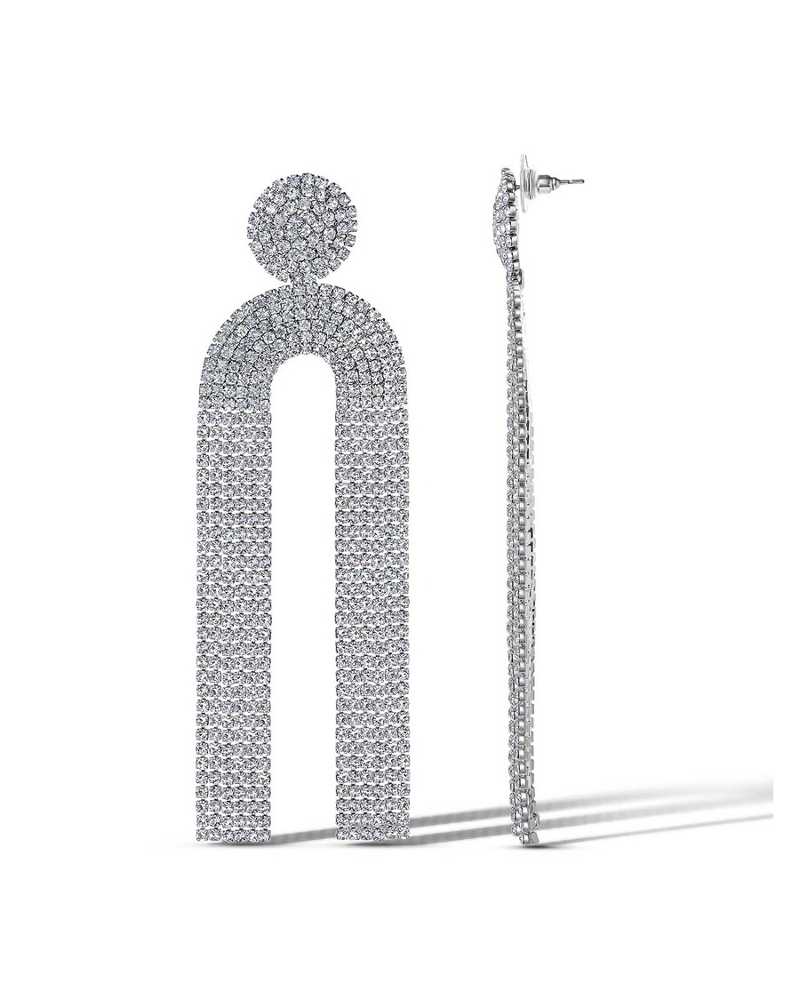 Náušnice Jessica Simpson Pave Střapec