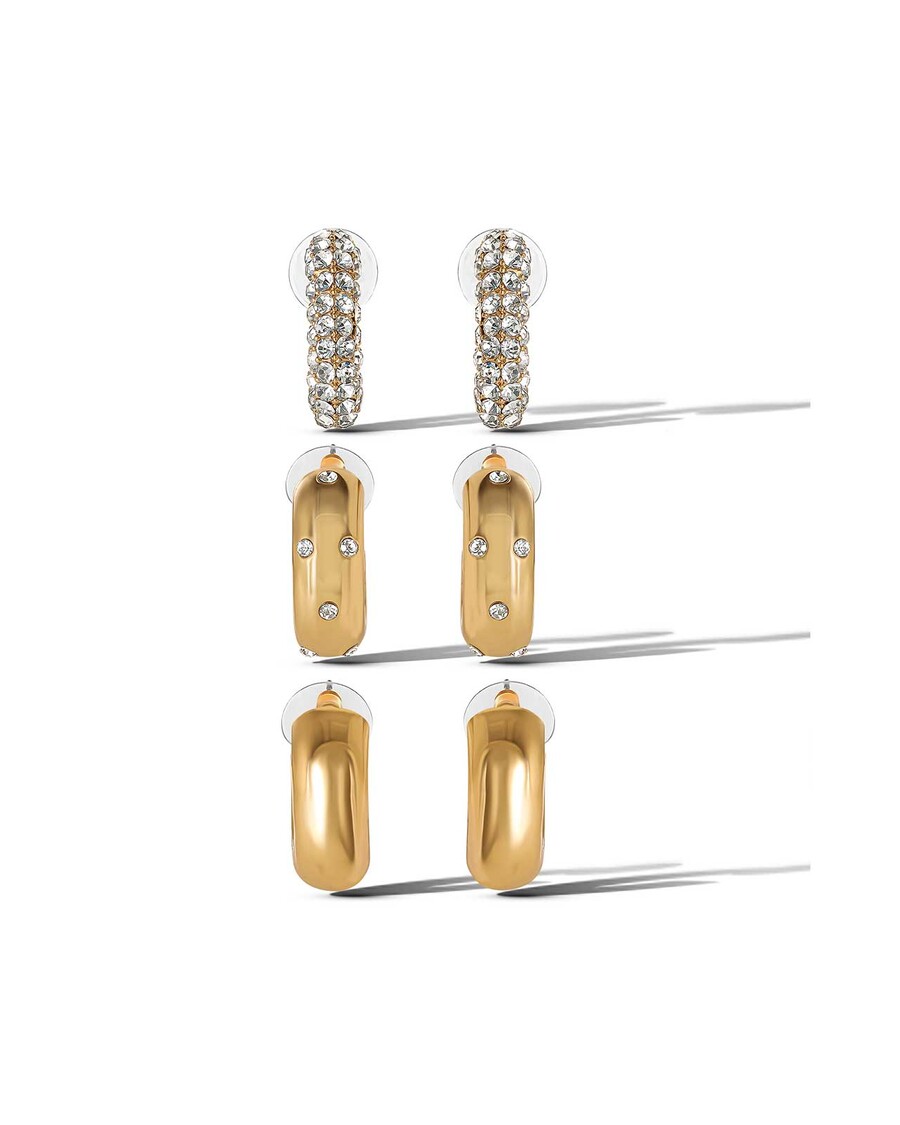 Jessica Simpson 3 Hoop Earring Set
