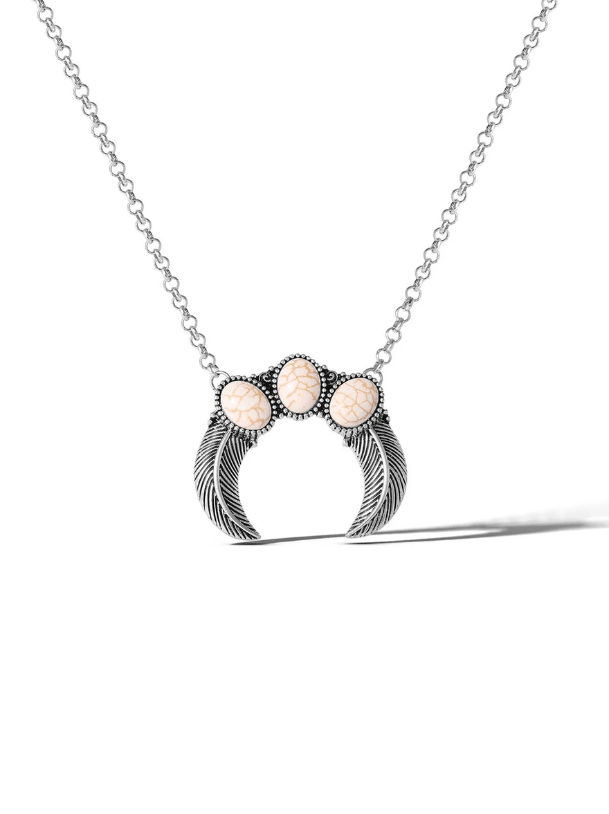 Jessica Simpson Ox Silver Necklace