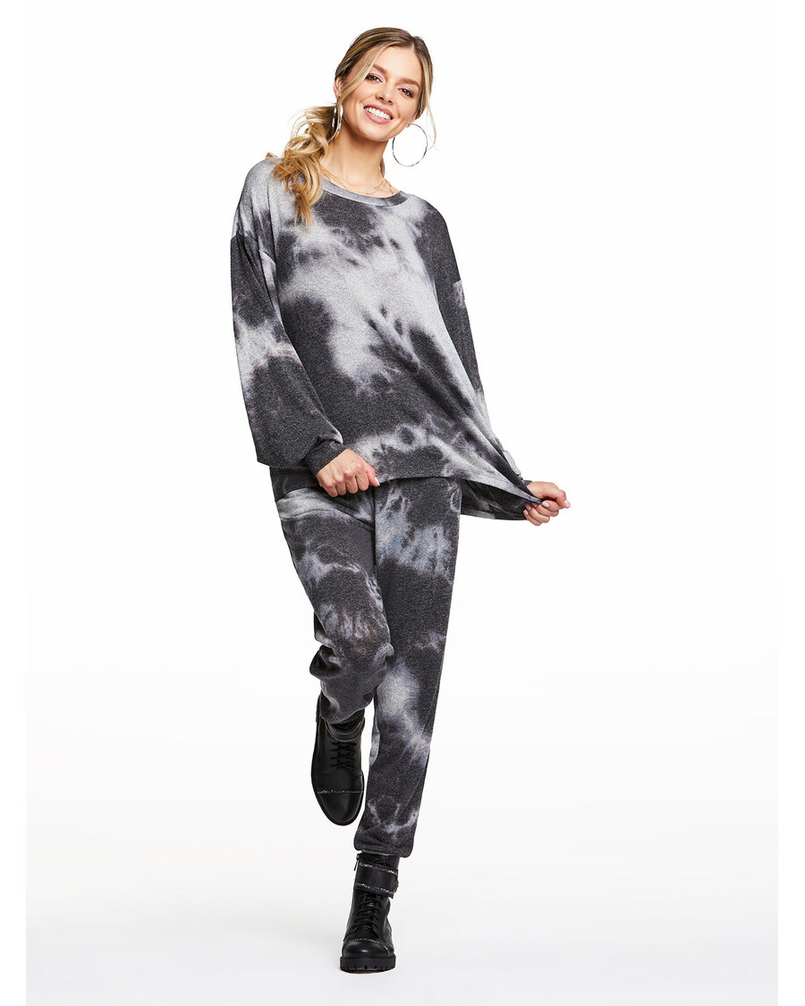 Jessica Simpson Riya Tie dye Pant in Black Tie Dye