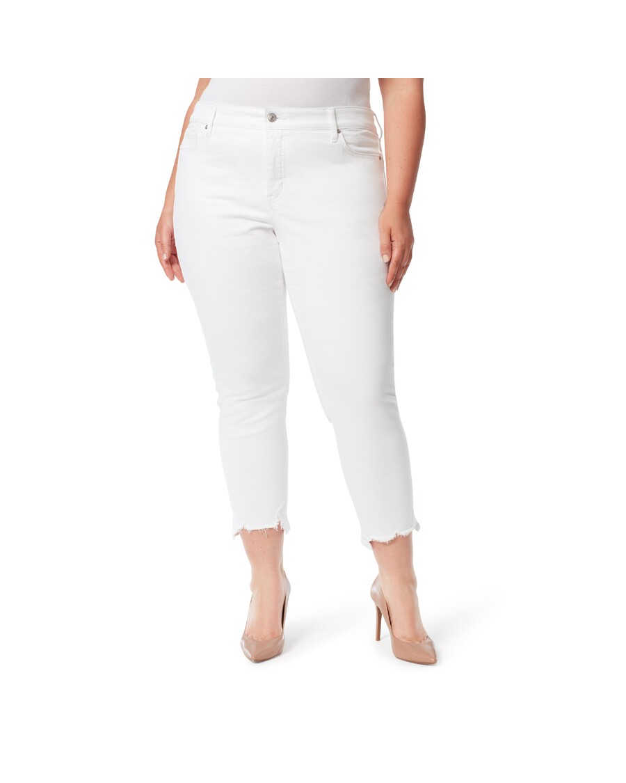 Jessica Simpson Spotlight High Rise Straight Jeans in White