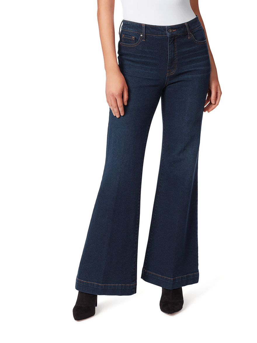 Jessica Simpson True Love Wide Leg Trouser Jeans in Ditto