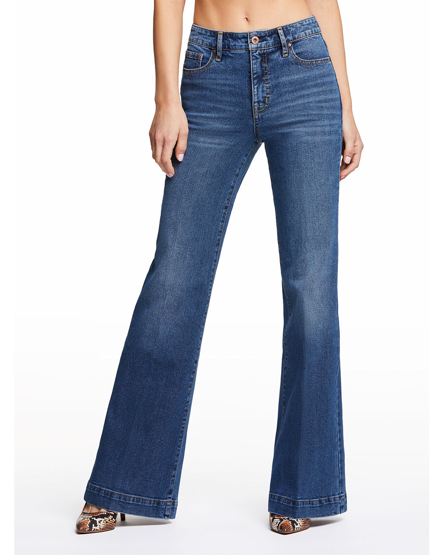 Jessica Simpson True Love Wide Leg Trouser Jeans in Sia