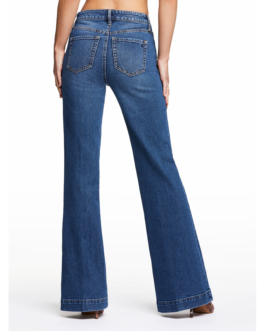 Jessica Simpson True Love Wide Leg Trouser Jeans in Sia