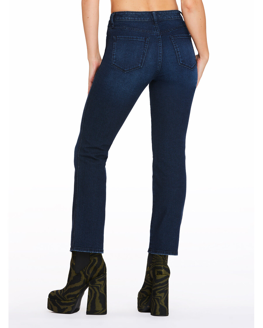 Jessica Simpson Flirt High Rise Straight Crop in Jet Set