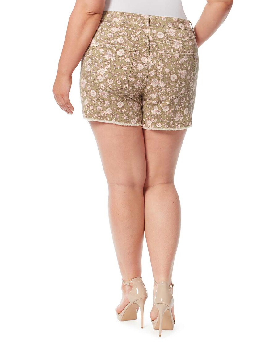 Jessica Simpson Infinite High Waist Short in Botanical Dots