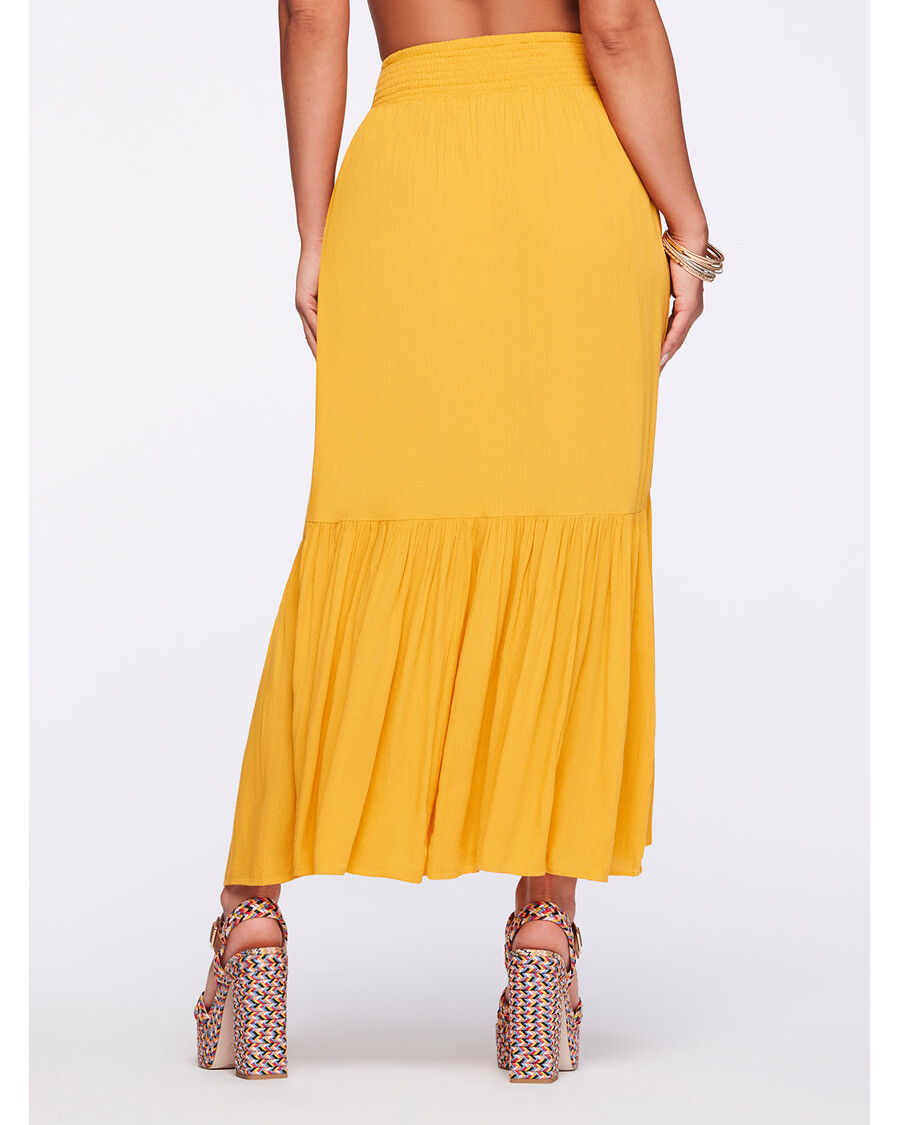 Jessica Simpson Kelsie Svārki Zelta Nūjā