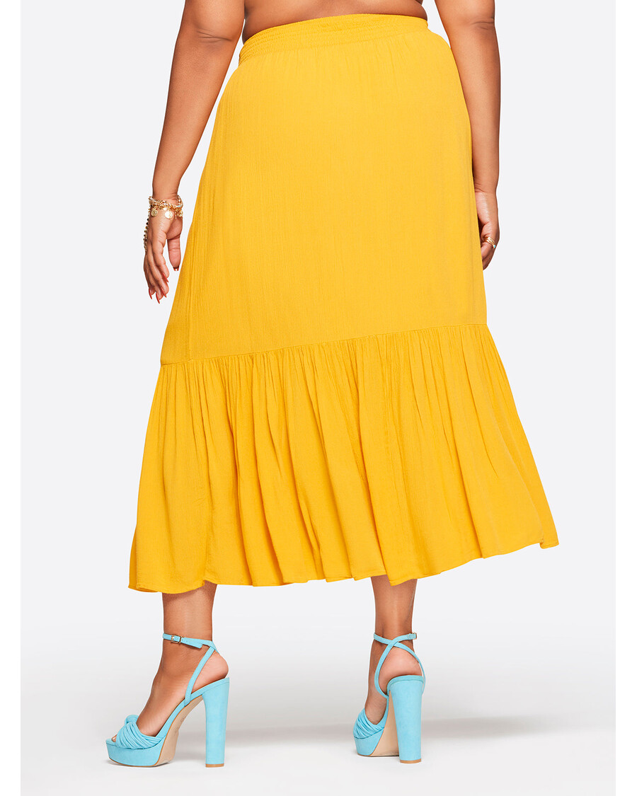 Jessica Simpson Kelsie Svārki Zelta Nūjā