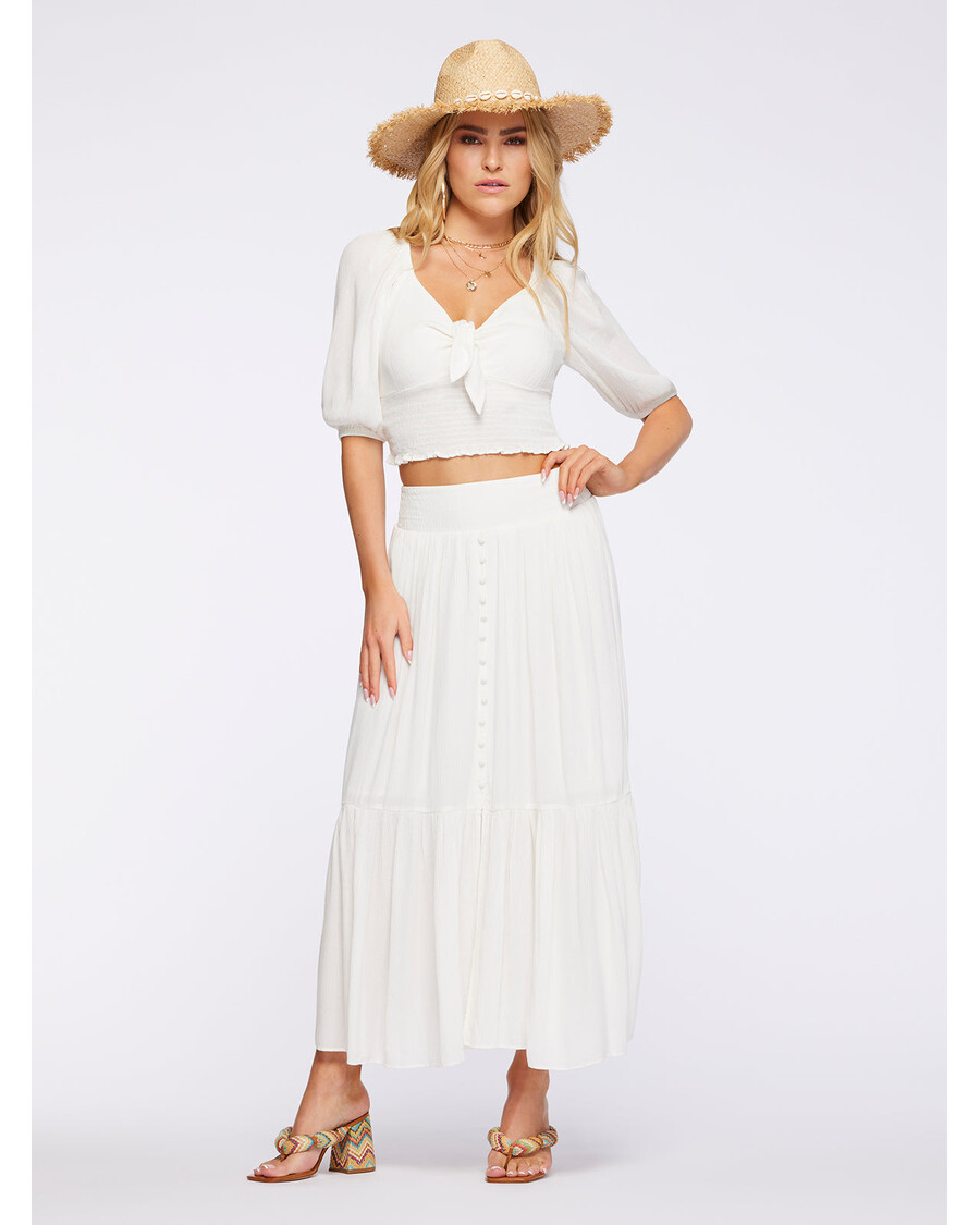 Jessica Simpson Kelsie Skirt in Gardenia