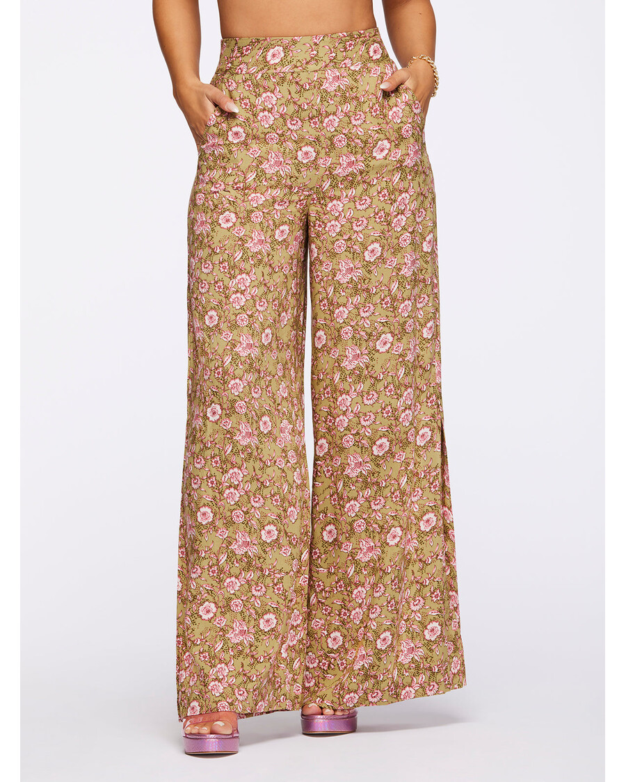 Jessica Simpson Shaye Broek Met Botanische Boa-stippen