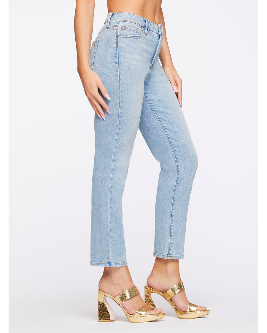 Jessica Simpson Spotlight High Rise Straight Jeans in Carry On