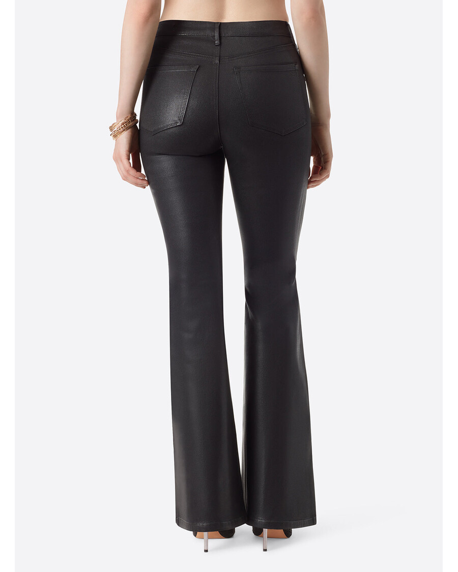 Jessica Simpson Charmed Flara W Kolorze Czarnym Powlekanym