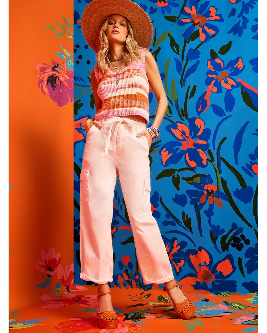 Jessica Simpson Allie – Biały Spodni Użytkowych W Kolorze Białym