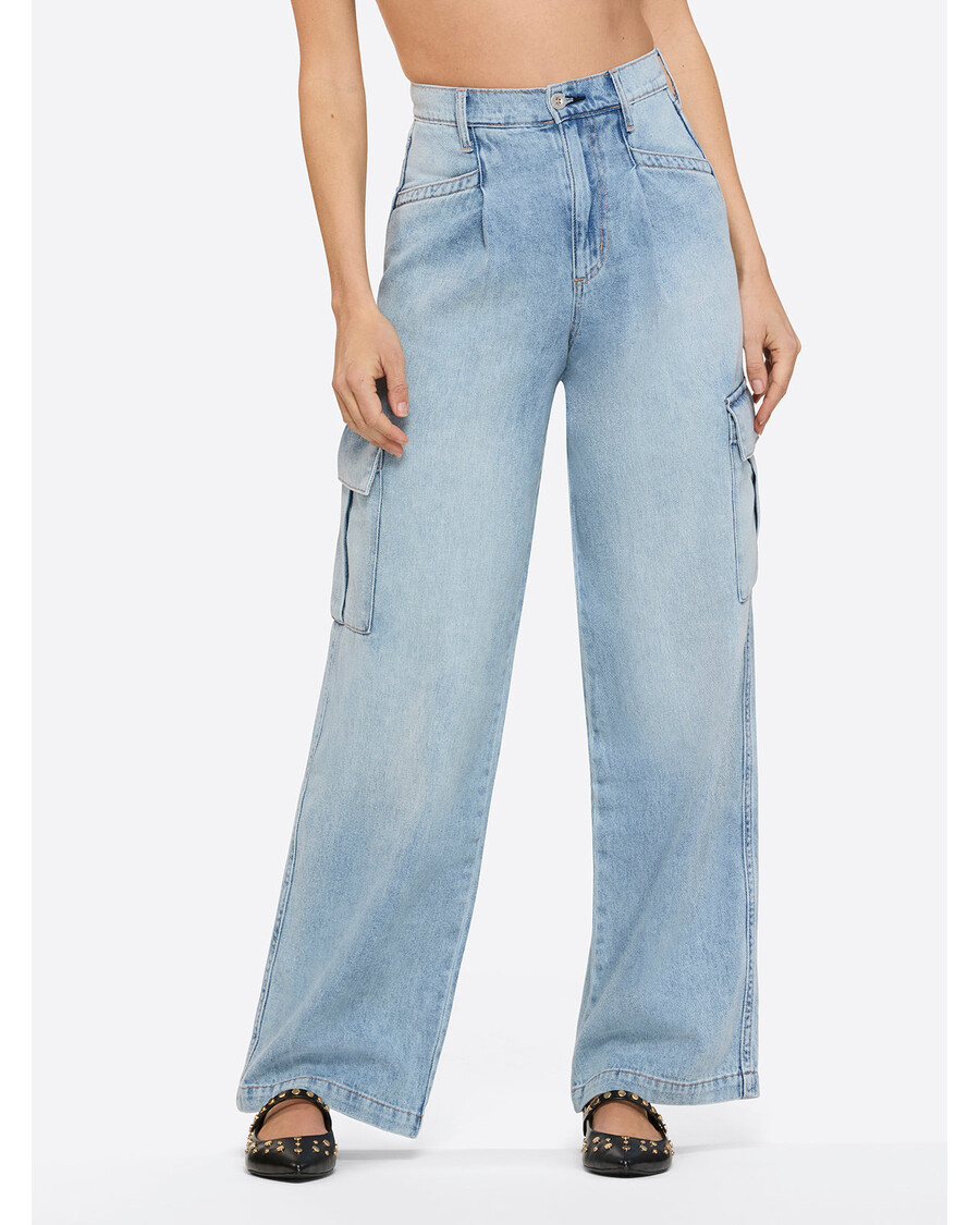 Jessica Simpson Jenna Cargo Pants in Valley Sky