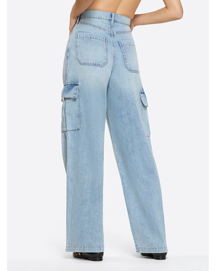 Jessica Simpson Jenna Cargo Pants in Valley Sky