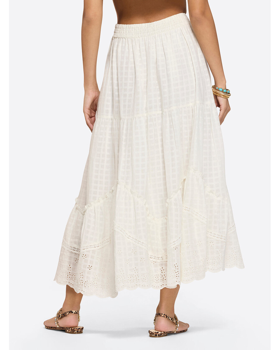 Jessica Simpson Paula Maxi Skirt in Gardenia