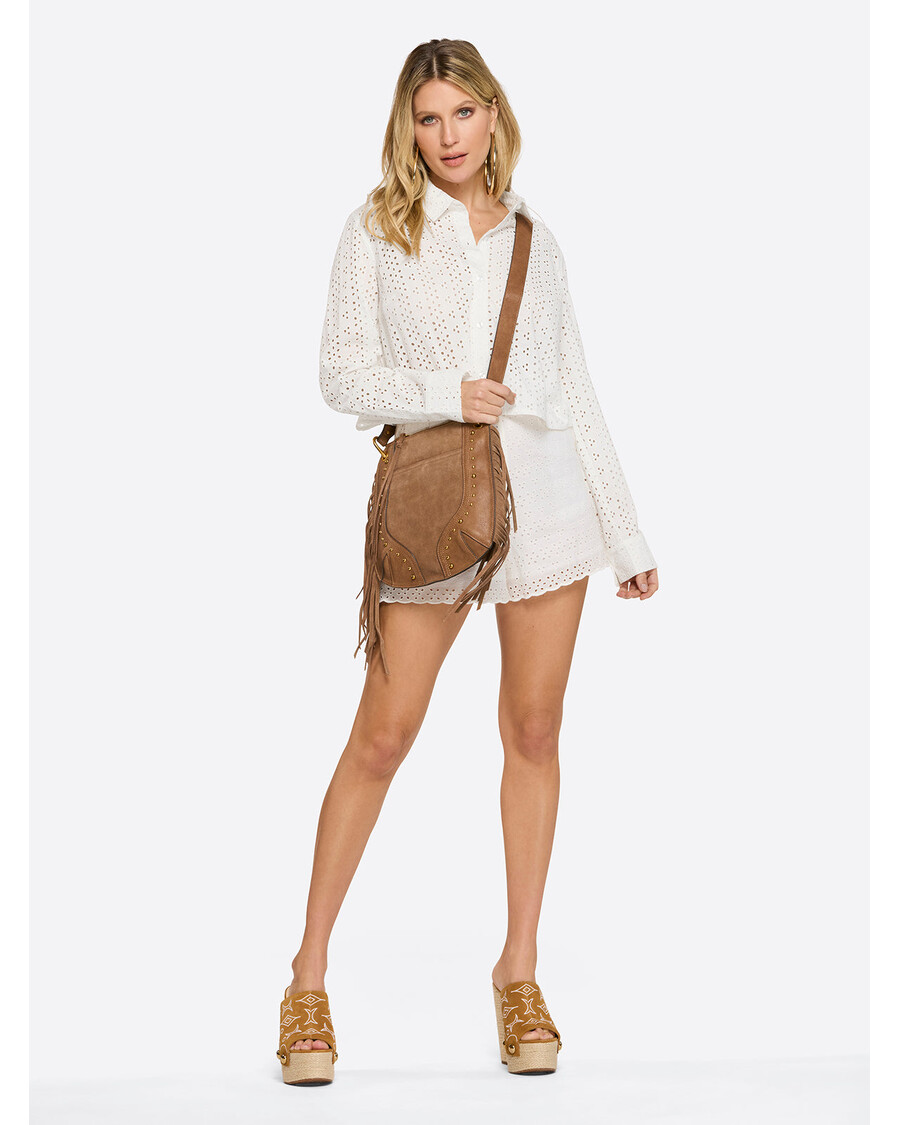 Jessica Simpson Abbott Shorts in Gardenia