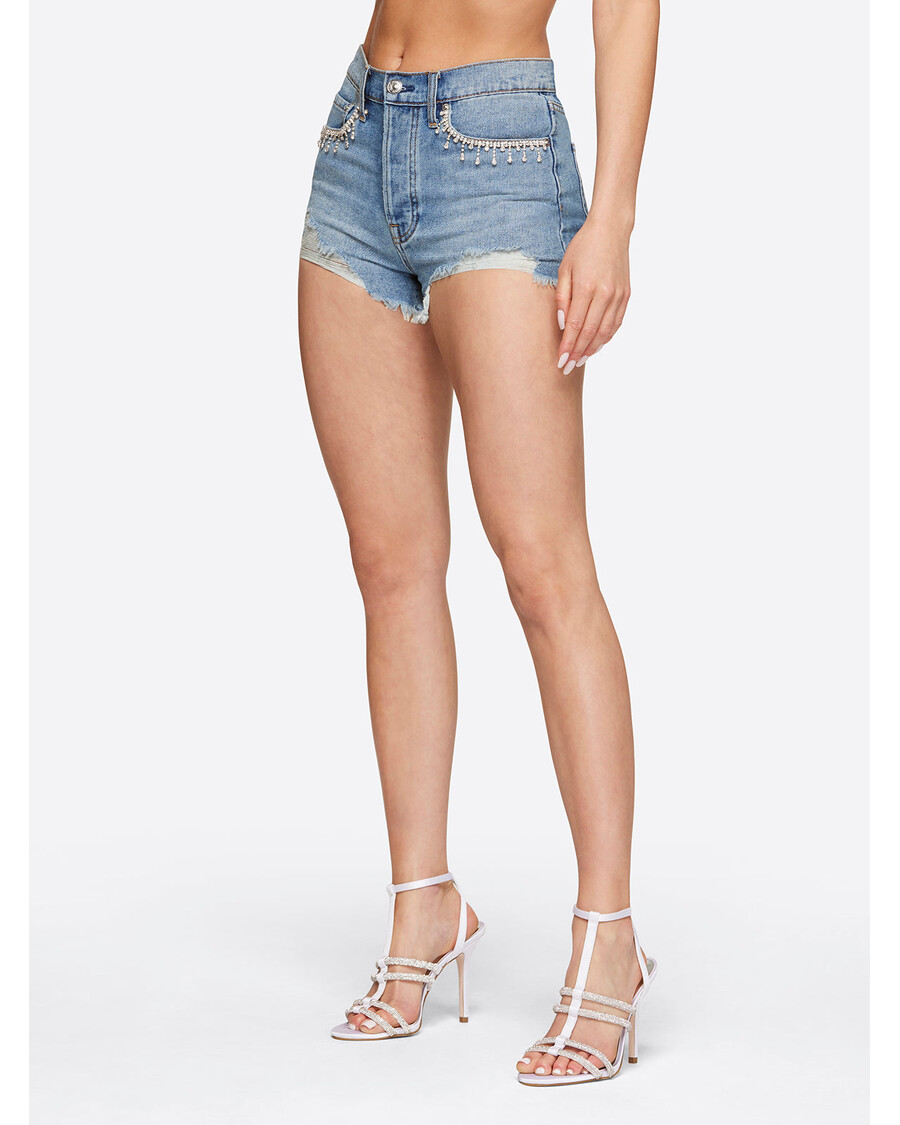 Jessica Simpson Hug Me High Rise Short in Essence