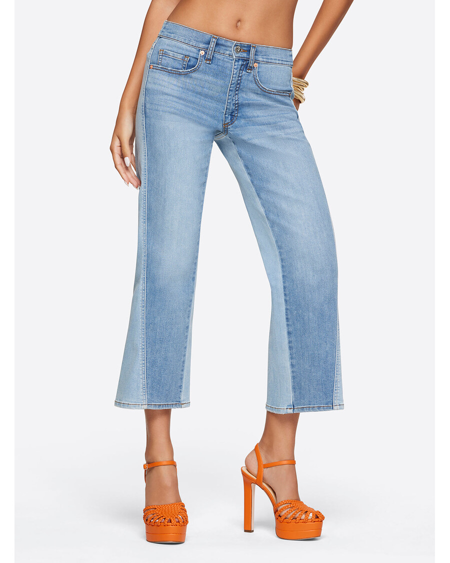 Jessica Simpson Melody Wide Leg Crop in Lovey Dovey