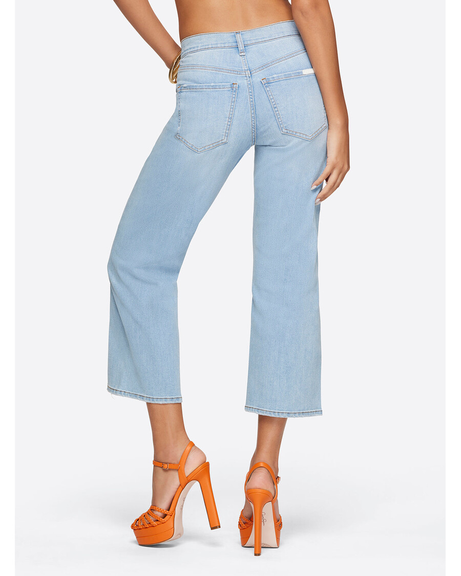 Jessica Simpson Melody Wide Leg Crop in Lovey Dovey
