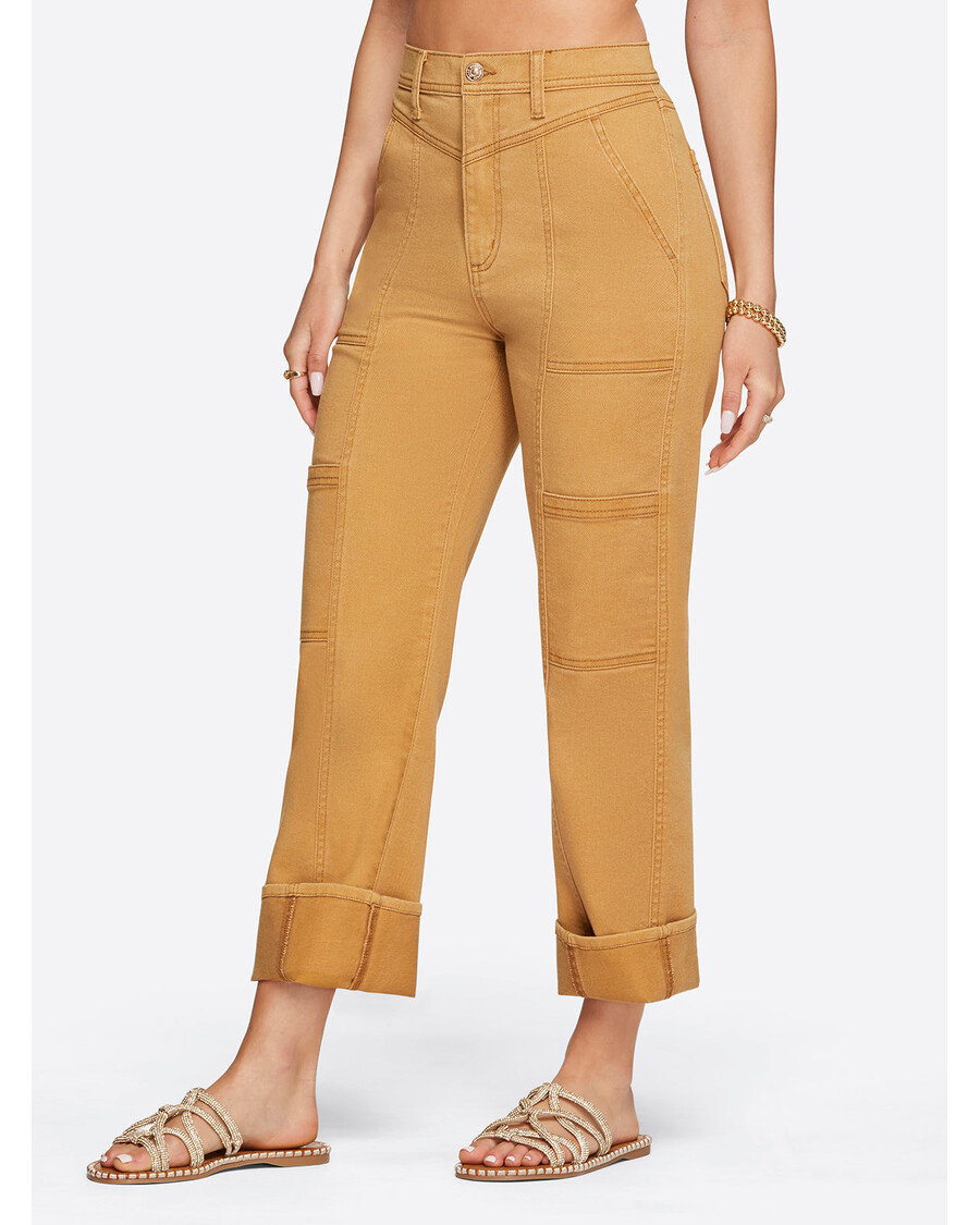 Jessica Simpson Straight Cargo Ankle in Bone Brown