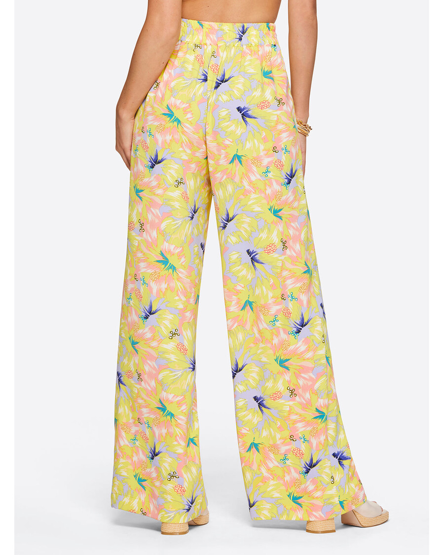 Jessica Simpson Winnie Wide Leg Pants in Candy Hibiscus